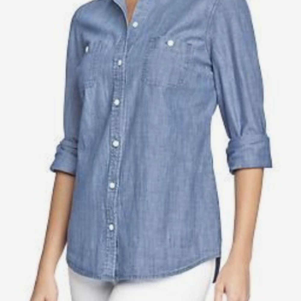 Old Navy Chambray button up blouse